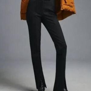 Anthropologie Maeve Zip Ankle Pants 4 Black worn once